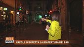Napoli, in diretta la ripaertura dei bar