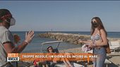Una giornata in spiaggia, in tempo di covid