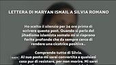 Lettera di Maryan Ismail a Silvia Romano