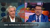 Matteo Salvini vs Bernard-Henri Lévy