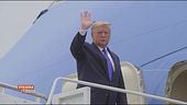 La visita a sorpresa di Trump