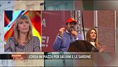 Salvini e Sardine in piazza