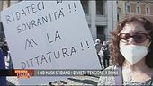 No mask, alta tensione al Sit-in