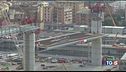 Alzata la prima trave del Ponte Morandi