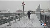Neve e ghiaccio al nord Automobilisti bloccati