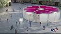 A gennaio il vaccino in gazebo a forma di fiore