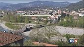 Aulla, crolla il ponte coinvolti due furgoni