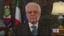 Parla Mattarella "Ce la faremo"