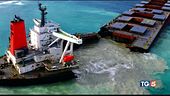 Si spezza la nave cargo, marea nera a Mauritius