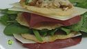Millefoglie di bresaola e casera