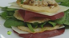 Millefoglie di bresaola e casera