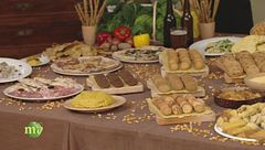 Menù degustazione con mais spinato