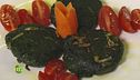 Tagliatelle alla spirulina e humus di ceci con spirulina