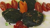 Tagliatelle alla spirulina e humus di ceci con spirulina