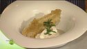 Crema di castagne con una spuma di Lardo d'Arnad