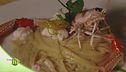Linguine con scampi e limone