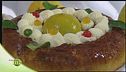 Torta bavarese al bergamotto e sorbetto al bergamotto