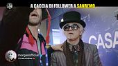 GABRA: Sanremo: a caccia di selfie e follower (e Morgan si arrabbia di nuovo!)