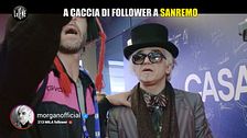 GABRA: Sanremo: a caccia di selfie e follower (e Morgan si arrabbia di nuovo!)