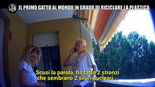 DI SARNO: Il primo gatto che ricicla la plastica: lo scherzo a Marco Predolin