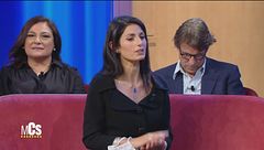 Virginia Raggi e Massimo Giletti: il siparietto iniziale