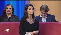 Virginia Raggi e Massimo Giletti: il siparietto iniziale