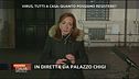 In diretta da Palazzo Chigi
