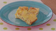 Focaccia allo yogurt con speck e formaggio