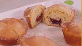 Duffins con marmellata di ciliegie