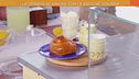 Granita al limone con brioche siciliana