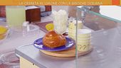 Granita al limone con brioche siciliana