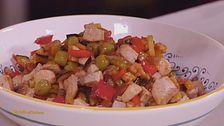 Caponata di pesce spada