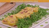 Rotolo di patate, scamorza e speck