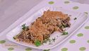 Crumble di funghi e zucchine