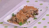 Crumble di funghi e zucchine