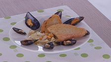 Pasta e fagioli con le cozze