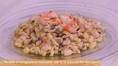 Spatzle con funghi e gamberi