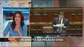 La diretta da Palazzo Chigi