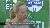 Il voto di Giorgia Meloni