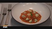 Pappa al pomodoro, peperone e gorgonzola