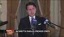 Giuseppe Conte in diretta