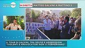 Il tour di Matteo Salvini: tra selfie e aggressioni
