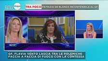 GF Vip: la contessa De Blanck critica Flavia Vento