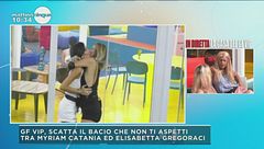 GF Vip: il bacio tra Myriam Catania ed Elisabetta Gregoraci