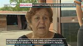 In diretta l'anziana aggredita