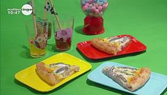 Pizza bianca con alici e timo fresco