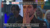 GF Vip: l'emozione di Andrea Zelletta