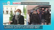 L'ultimo saluto a Gigi Proietti
