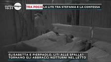 GF Vip: l'abbraccio notturno tra Elisabetta Gregoraci e Pierpaolo Pretelli