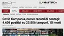 Regioni, dal giallo al rosso
